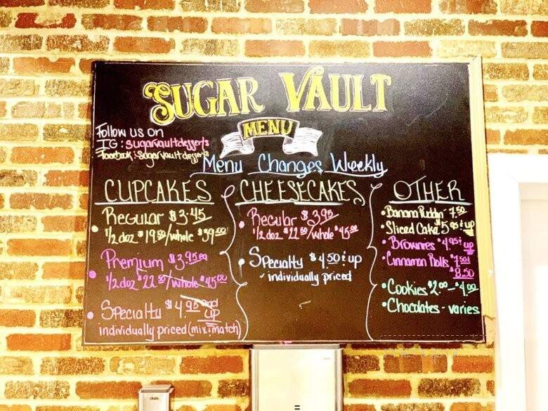 Sugar Vault Desserts - Hyattsville, MD menu_pic