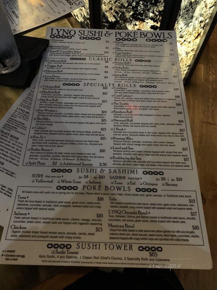 LYNQ - Fort Myers, FL menu_pic