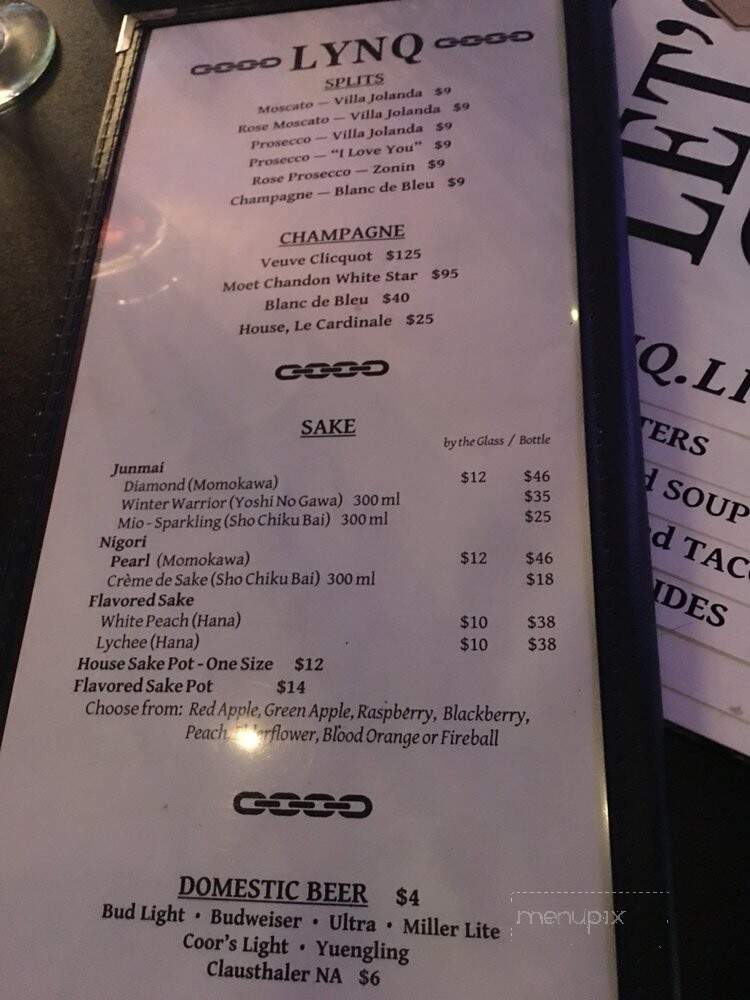 LYNQ - Fort Myers, FL menu_pic