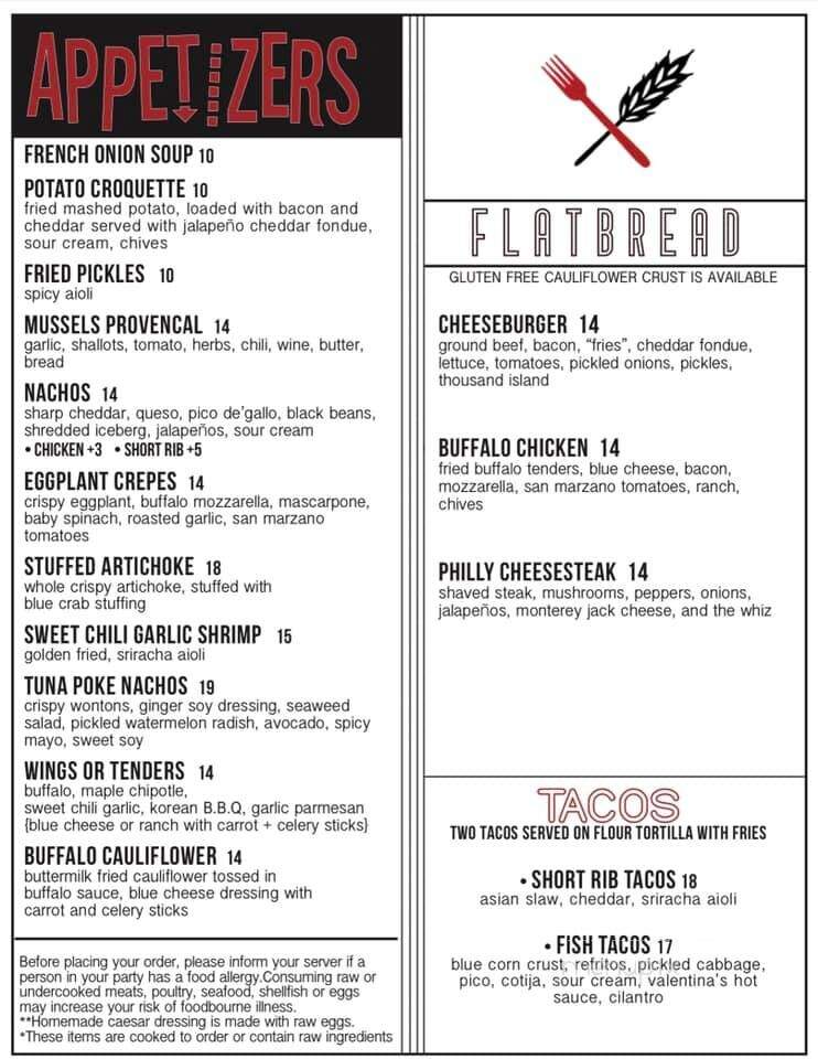 Public Kitchen - Wakefield, MA menu_pic