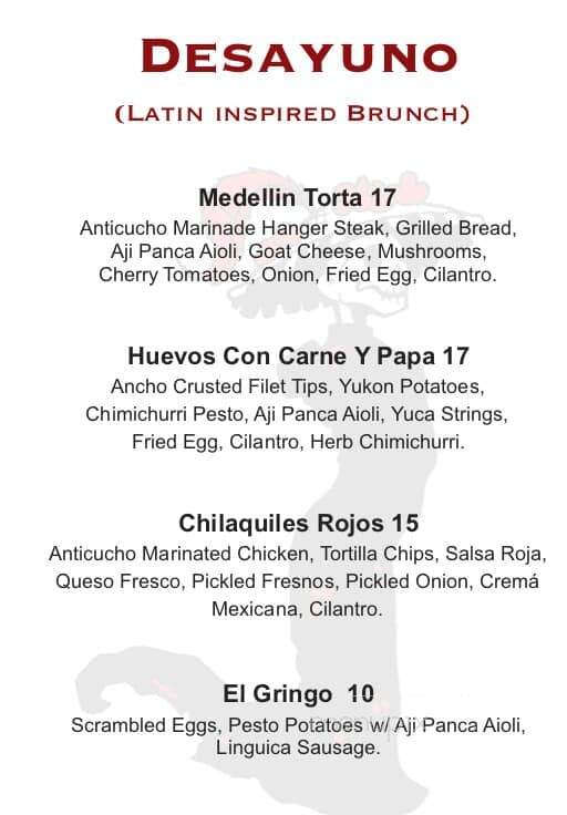 Jesus Latin Grill - Mishawaka, IN menu_pic