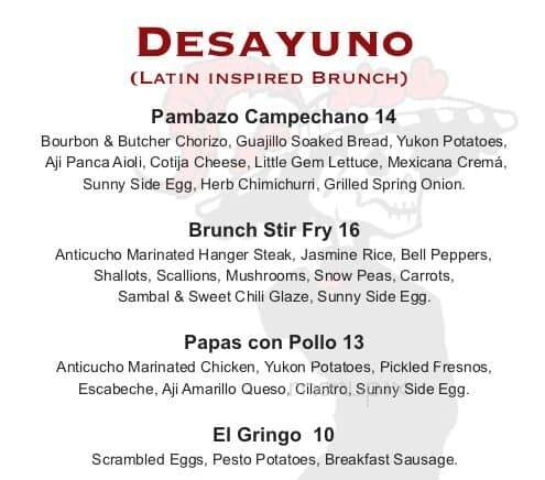 Jesus Latin Grill - Mishawaka, IN menu_pic