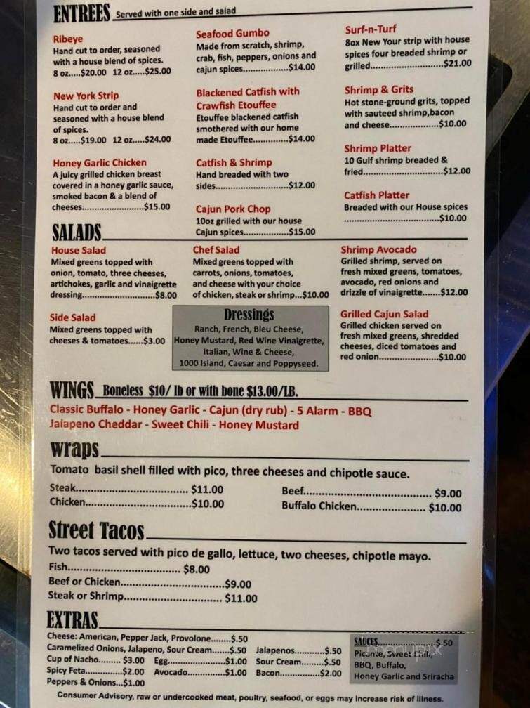 The Old Mine House Bar & Grill - Park Hills, MO menu_pic