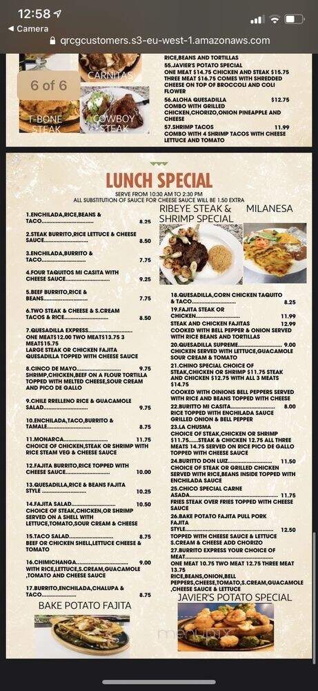 Burrito Express - Ellisville, MS menu_pic