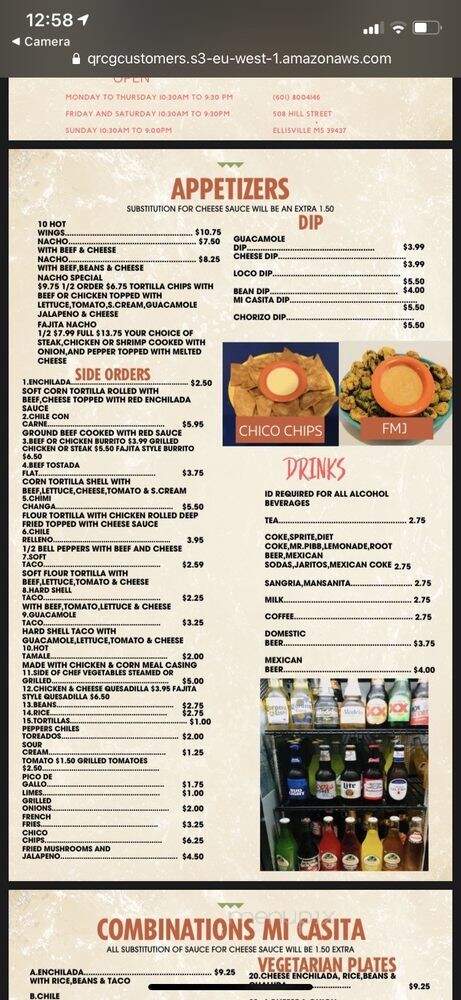 Burrito Express - Ellisville, MS menu_pic