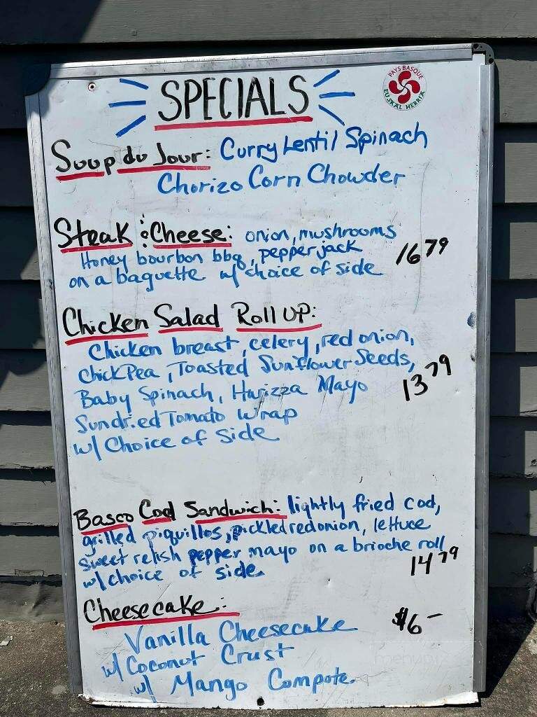 Basco Grill - Eastham, MA menu_pic