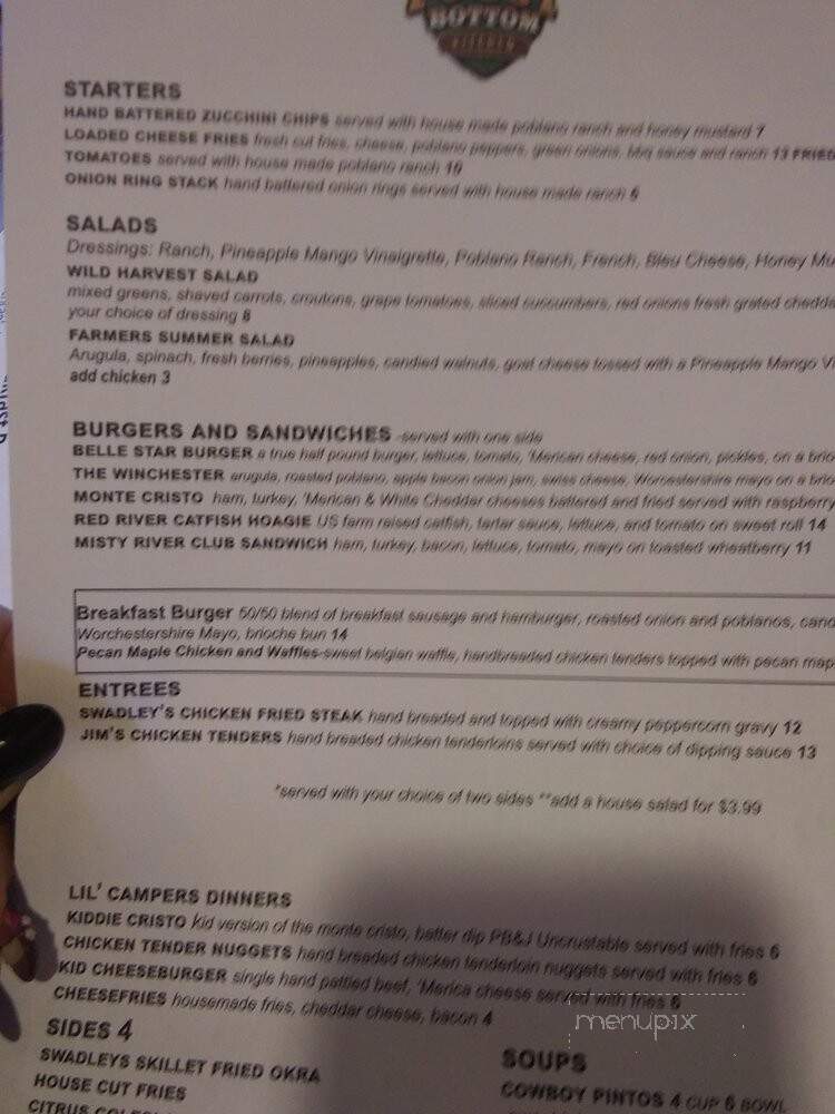 Swadley's Foggy Bottom Kitchen - Watonga, OK menu_pic