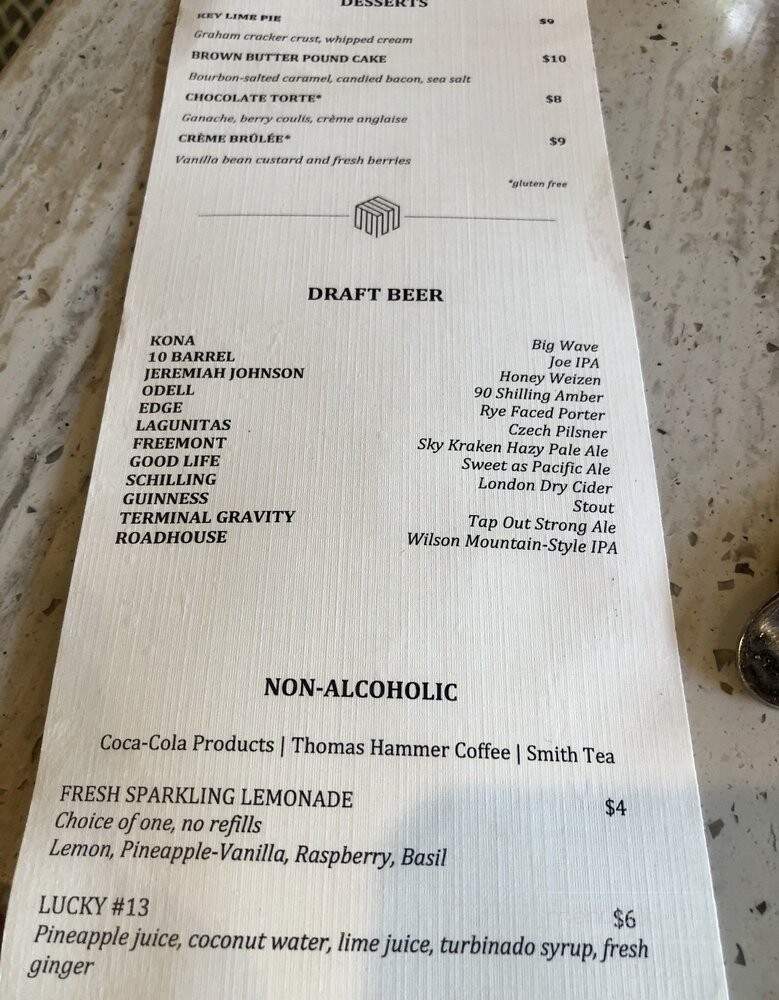 Coyne's Restaurant and Bar - Eagle, ID menu_pic
