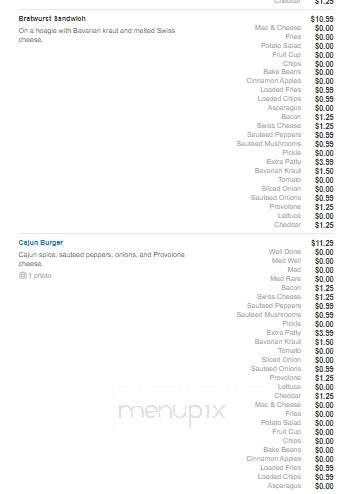 Sedona Bistro - Cape Girardeau, MO menu_pic