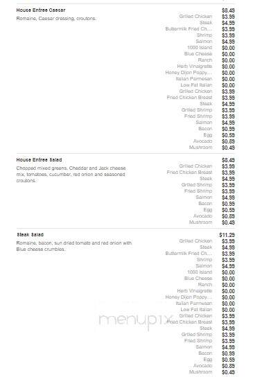 Sedona Bistro - Cape Girardeau, MO menu_pic