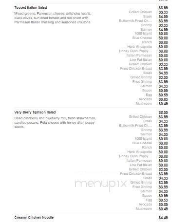 Sedona Bistro - Cape Girardeau, MO menu_pic