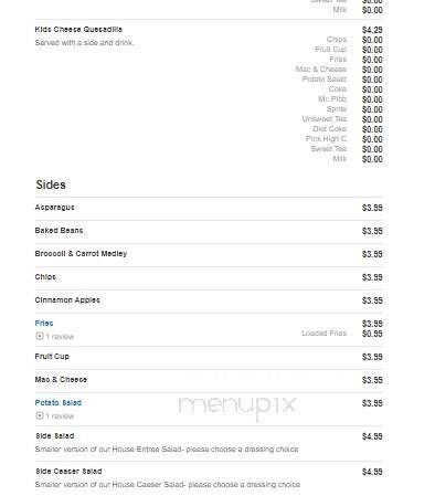 Sedona Bistro - Cape Girardeau, MO menu_pic