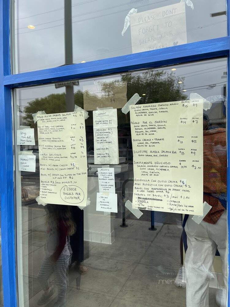 Courage Bagels - Los Angeles, CA menu_pic