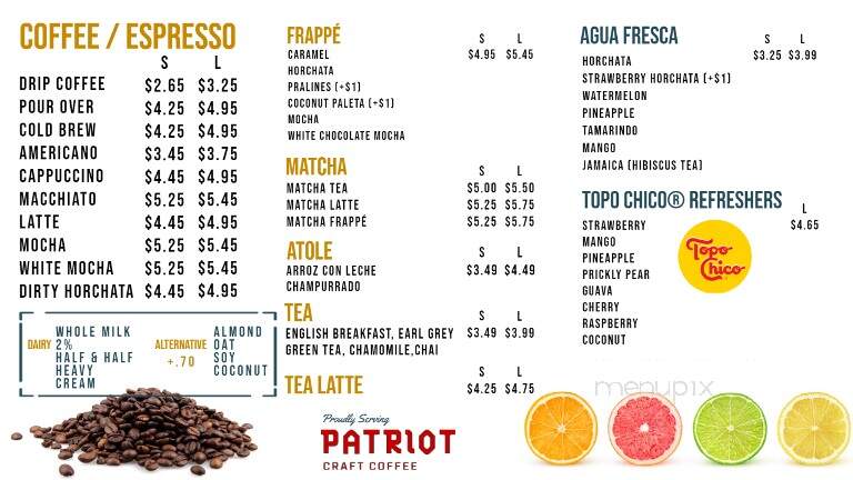 Tia Linas Bakery - Bartow, FL menu_pic