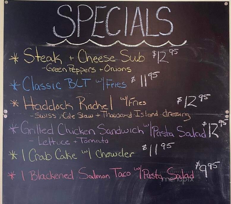 Doug's Seafood - Thomaston, ME menu_pic