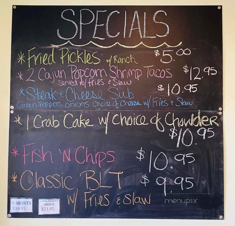 Doug's Seafood - Thomaston, ME menu_pic