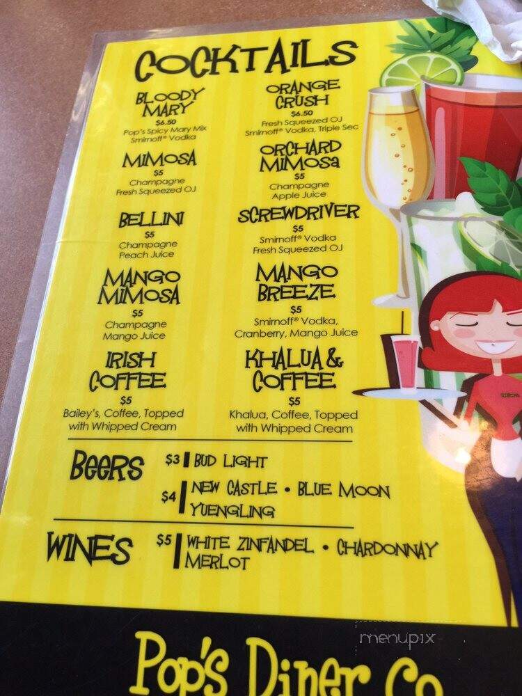Pops Diner - Chesapeake, VA menu_pic