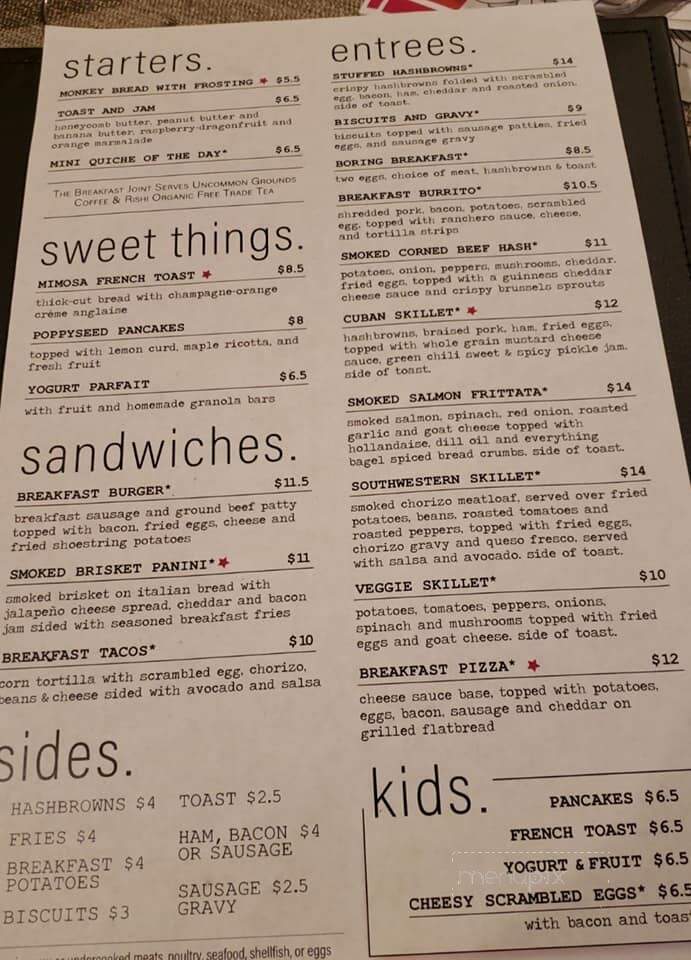 Itty Bitty Bar - Holland, MI menu_pic