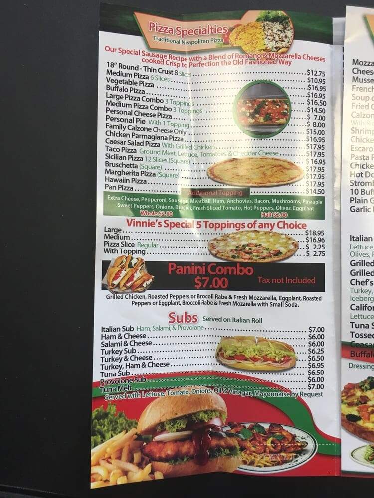 Pizza Village Cafe II - Belleville, NJ menu_pic