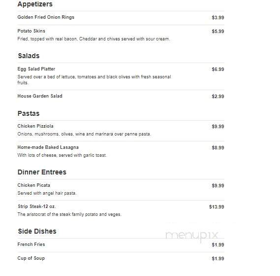 Michael's Grille - Cleveland, OH menu_pic