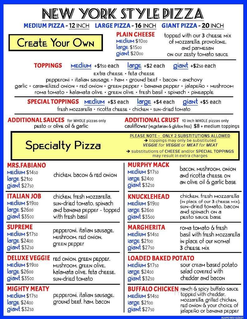 Alamo - Newnan, GA menu_pic