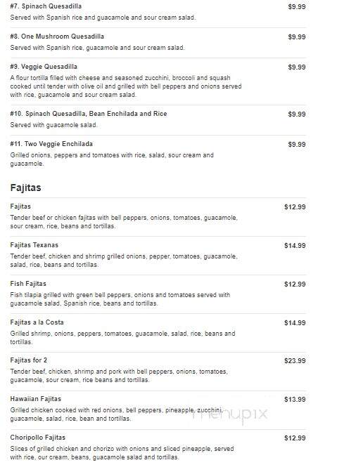 Mex-Am Resturant - Graham, NC menu_pic