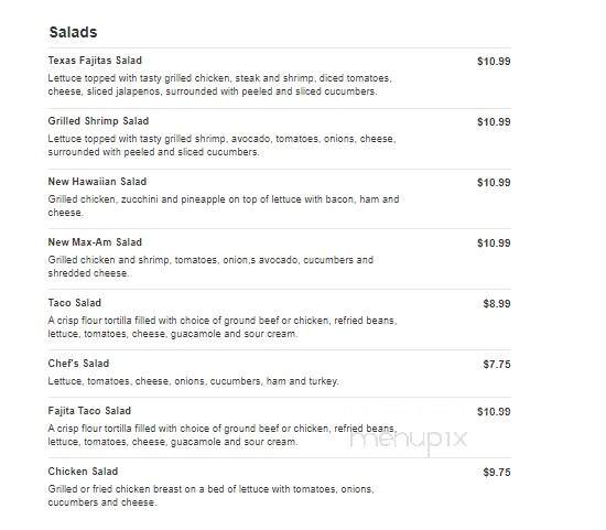 Mex-Am Resturant - Graham, NC menu_pic