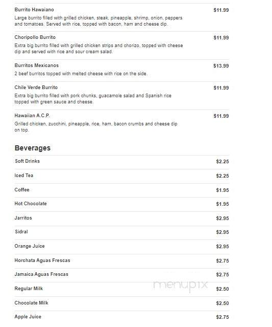 Mex-Am Resturant - Graham, NC menu_pic