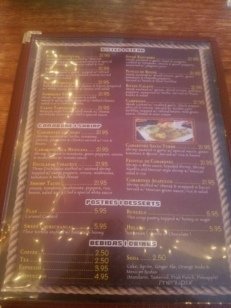 Cinco De Mayo Restaurant - Bloomingdale, NJ menu_pic
