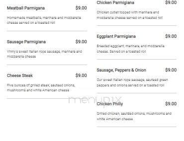 Vinny's Pizza - Goose Creek, SC menu_pic