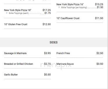 Vinny's Pizza - Goose Creek, SC menu_pic