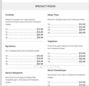 Vinny's Pizza - Goose Creek, SC menu_pic