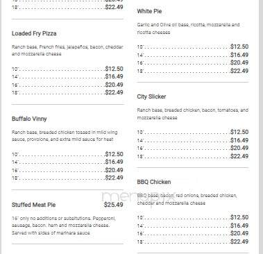 Vinny's Pizza - Goose Creek, SC menu_pic