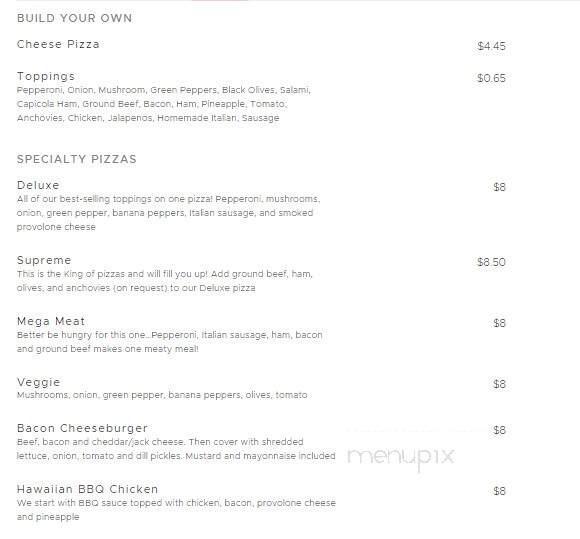 Jan and Tony's Pizza - Plain City, OH menu_pic