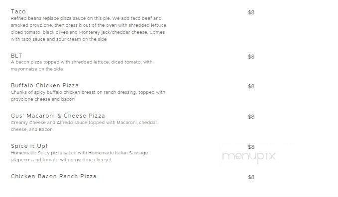 Jan and Tony's Pizza - Plain City, OH menu_pic