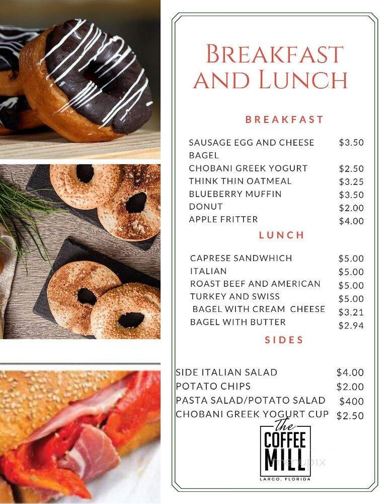 Coffee Mill - Largo, FL menu_pic