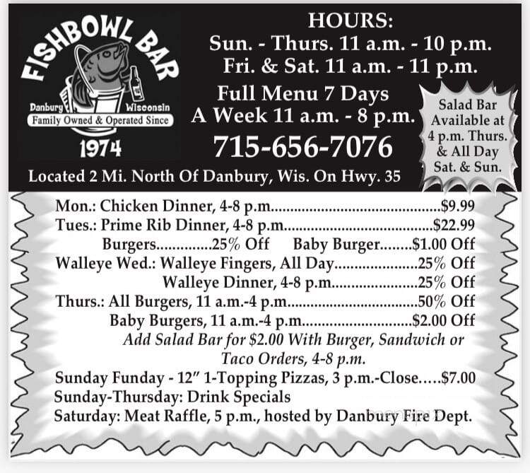 Fishbowl Bar - Danbury, WI