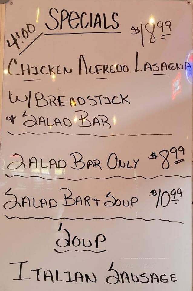 Fishbowl Bar - Danbury, WI menu_pic