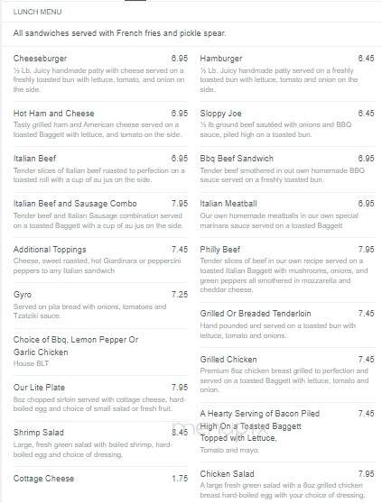 Jimmy O's - Monticello, IN menu_pic