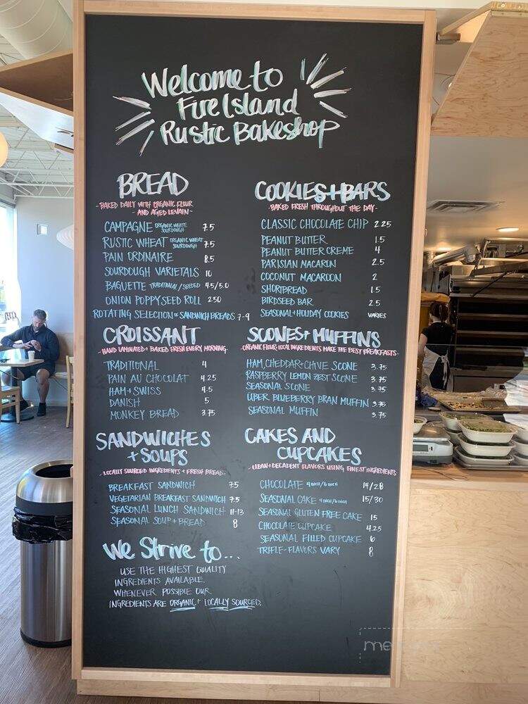 Fire Island Rustic Bakeshop - Anchorage, AK menu_pic