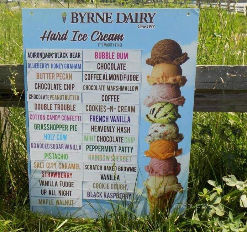 Byrne Dairy Stores - Horseheads, NY menu_pic