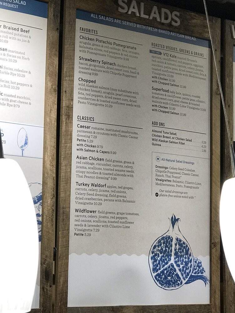 Wildflower Bread Co - Sedona, AZ menu_pic