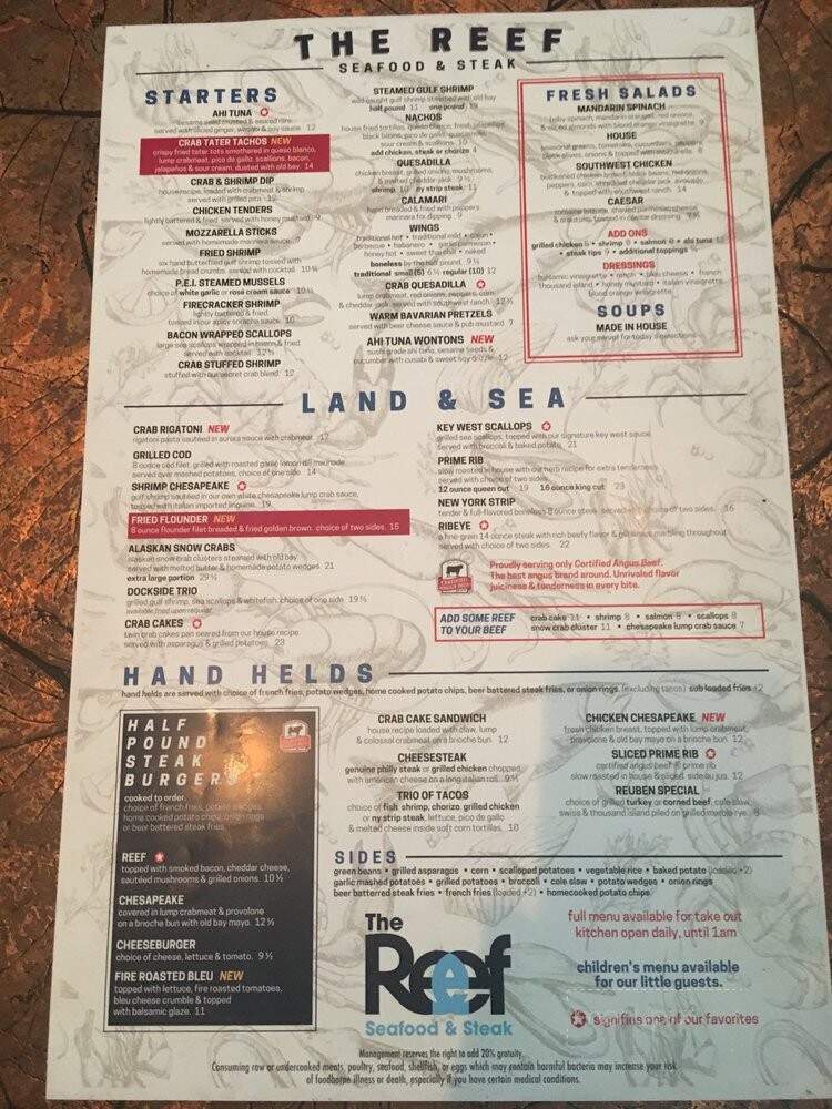 The Reef Restaurant - Wilmington, DE