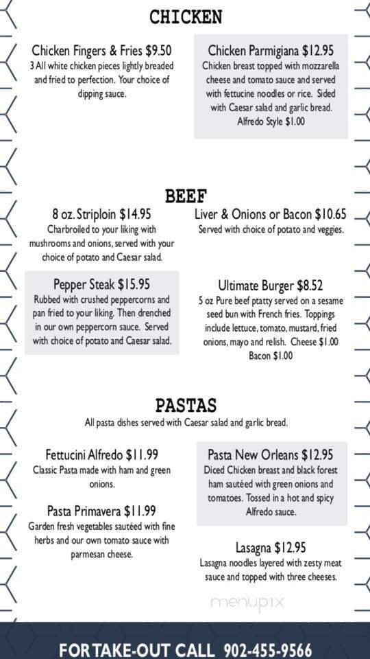Chebucto Inn - Halifax, NS menu_pic