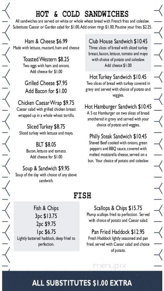 Chebucto Inn - Halifax, NS menu_pic