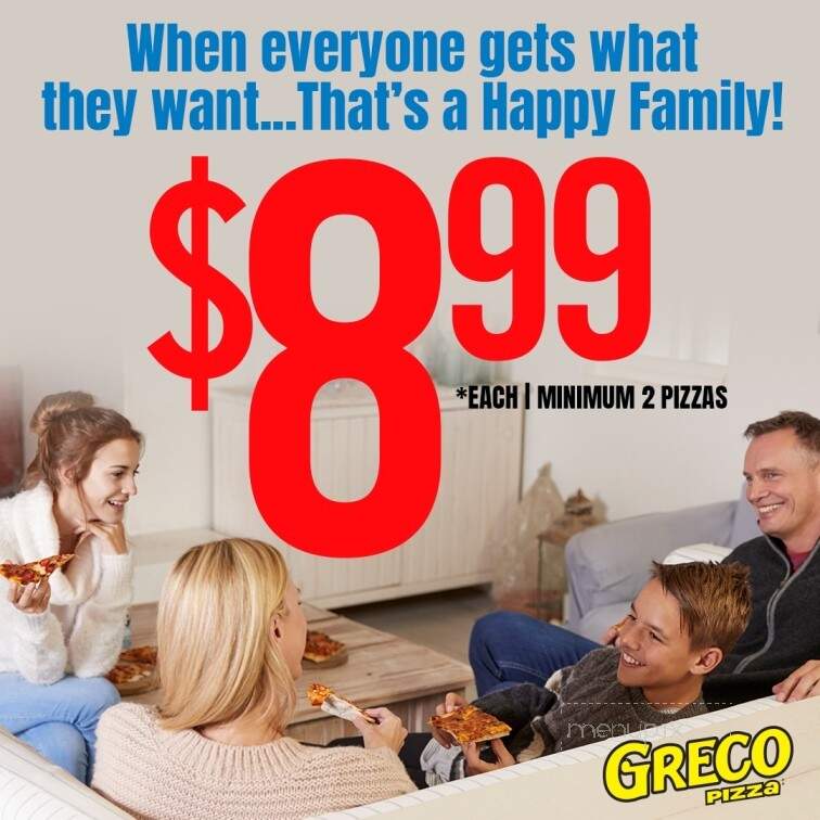 Greco Pizza & Donair - Fredericton, NB menu_pic