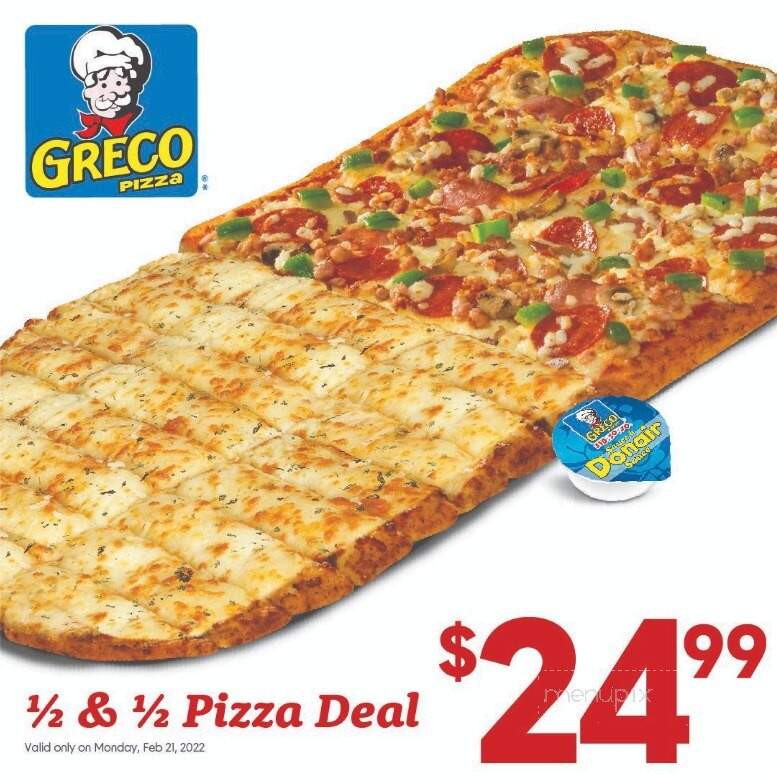 Greco Pizza & Donair - Fredericton, NB menu_pic