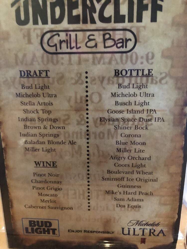 Undercliff Grill & Bar - Joplin, MO