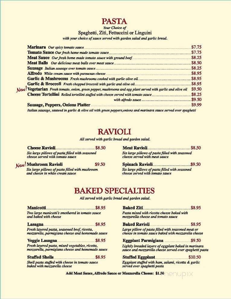 Elizabeth's Italian Restaurant - Pittsboro, NC