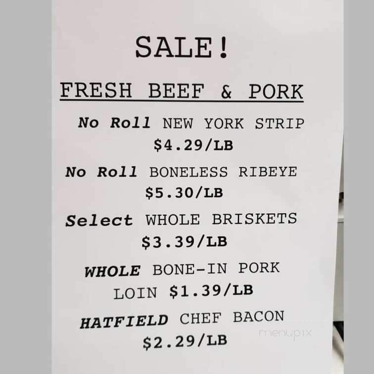 Green Ridge Country Market - Mifflinburg, PA menu_pic